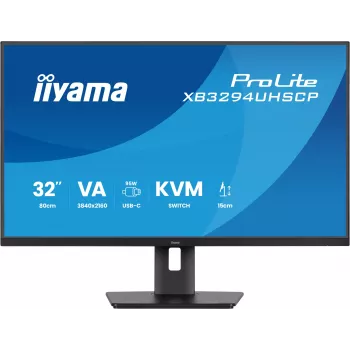 iiyama ProLite XB3294UHSCP-B1 datora monitors 80 cm (31,5 collas) 3840 x 2160 pikseļi 4K Ultra HD Melns