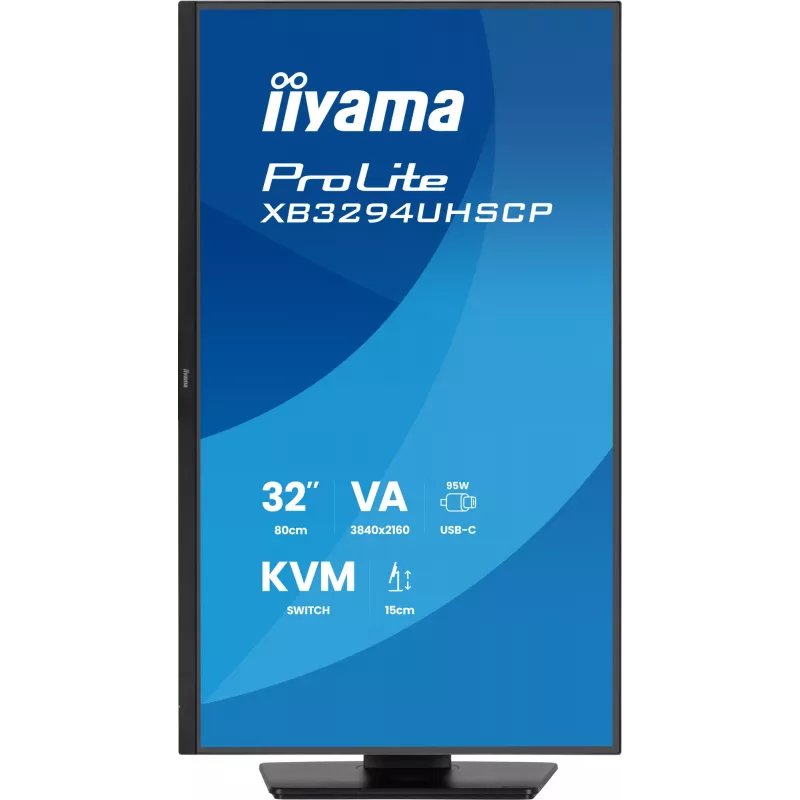 iiyama ProLite XB3294UHSCP-B1 datora monitors 80 cm (31,5 collas) 3840 x 2160 pikseļi 4K Ultra HD Melns
