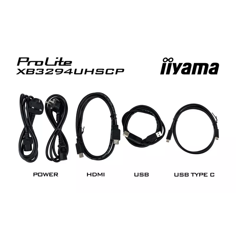 iiyama ProLite XB3294UHSCP-B1 datora monitors 80 cm (31,5 collas) 3840 x 2160 pikseļi 4K Ultra HD Melns