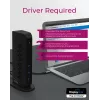 ICY BOX IB-DK2252AC vadu USB 3.2 Gen 1 (3.1 Gen 1) Type-C melns
