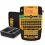 DYMO RHINO 4200 rūpnieciskais etiķešu printeris ar komplektu un pārnēsājamo somiņu | QWERTZ tastatūra un laika taupīšanas karstie taustiņi | Izturīgs etiķešu printeris darba vietām un lieljaudas marķēšanas darbiem