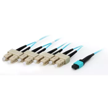 Equip MTP/SC Trunk Fiber Patch Cord, OM4, 15m