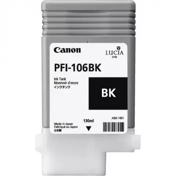 Canon PFI-106 BK tintes kasetne 1 gab. Oriģināls Photo Melns