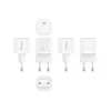 Equip 1 porta 20 W USB-C PD lādētājs, 25 gab./iepakojumā, iekštelpām, maiņstrāvas, 12 V, balts