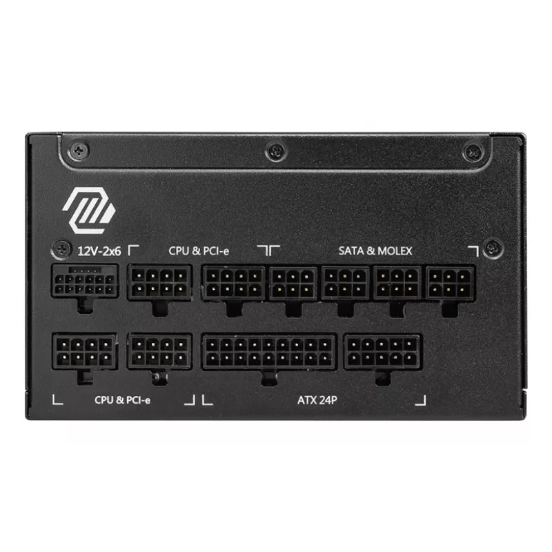 MSI MAG A1000GL PCIE5 barošanas bloks 1000 W 24-pin ATX ATX Melns