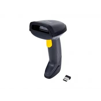 Equip bezvadu 2D divu režīmu 2,4 GHz + Bluetooth svītrkoda skeneris ar statīvu