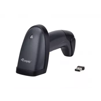 Equip bezvadu 2D divu režīmu 2,4 GHz + Bluetooth svītrkoda skeneris ar statīvu