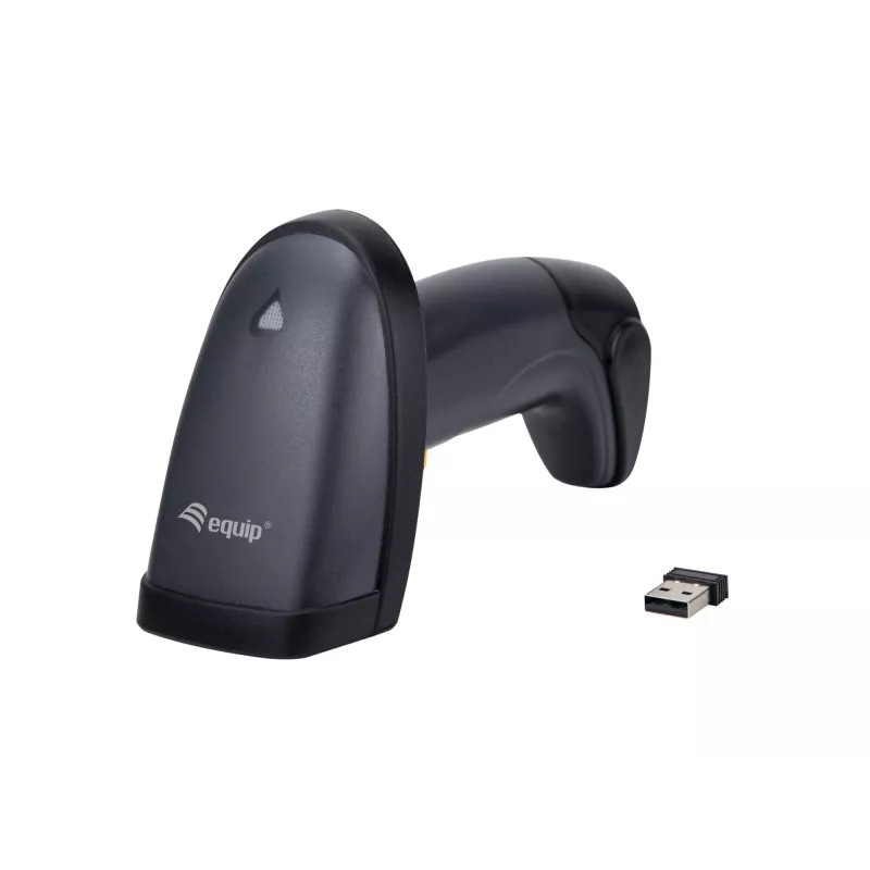 Equip bezvadu 2D divu režīmu 2,4 GHz + Bluetooth svītrkoda skeneris ar statīvu