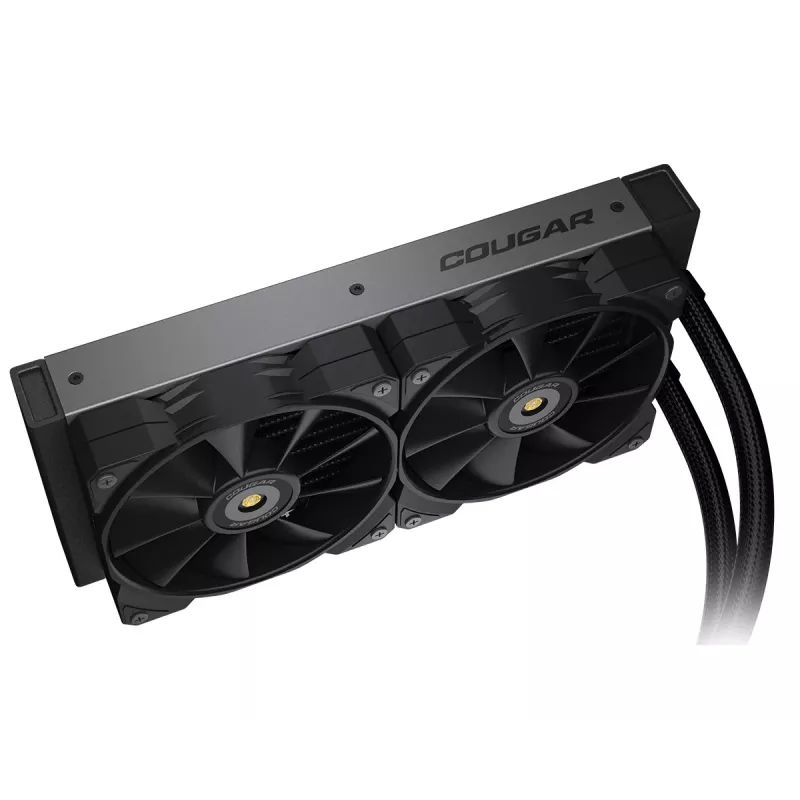 COUGAR CPU ūdens dzesēšana Poseidon-GT 240, ARGB, melna, universāla šķidruma dzesētājs, 12 cm, melna