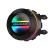 COUGAR CPU ūdens dzesēšana Poseidon-GT 240, ARGB, melna, universāla šķidruma dzesētājs, 12 cm, melna