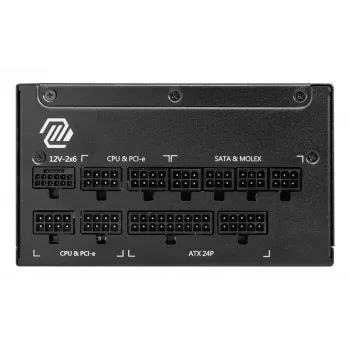 MSI MAG A1250GL PCIE5 barošanas bloks 1250 W 24-pin ATX ATX Melns