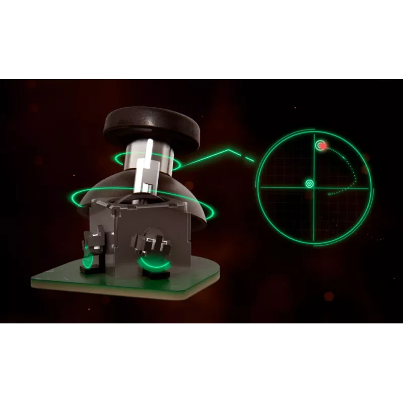 Thrustmaster ESWAP X2 H.E melns USB spēļu kontrolieris analogais / digitālais PC, Xbox One, Xbox Series S, Xbox Series X
