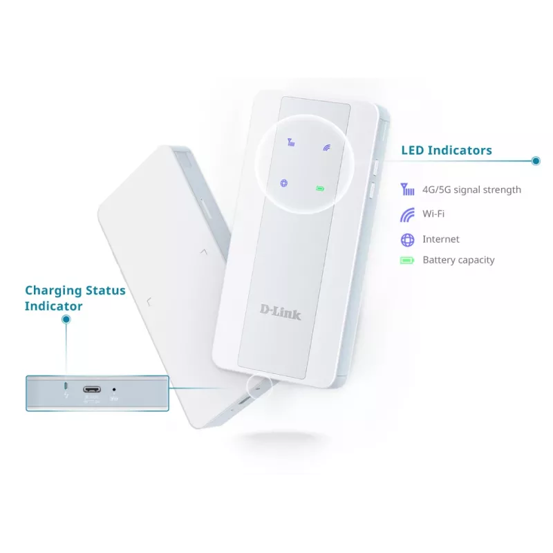Mobilā tīkla modems D-Link 5G NR AX1800 Wi-Fi 6