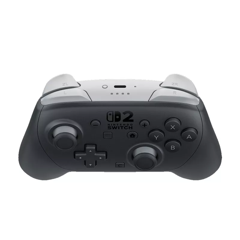 Nintendo Switch 2 Pro Controller melns Bluetooth spēļu kontrolieris analogs / digitāls Nintendo Switch 2