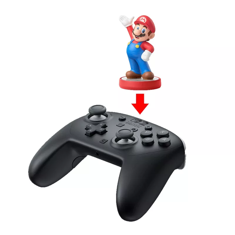 Nintendo Switch 2 Pro Controller melns Bluetooth spēļu kontrolieris analogs / digitāls Nintendo Switch 2