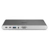 Lindy DST-Pro 5K XT, USB-C klēpjdatora dokstacija ar trīskāršu displeju (4K) vai vienu displeju (5K) un 100 W caurlaides uzlādi