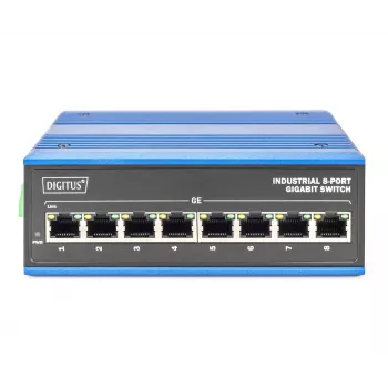 Nepārvaldīts slēdzis Digitus DN-651119 8 portu Gigabit Ethernet