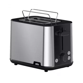 Braun HT101BI-HT1510BK 8 2 šķēles 900 W melna, nerūsējošais tērauds