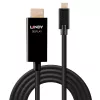 Lindy 1 m USB-C uz HDMI 4K60 adaptera kabelis ar HDR
