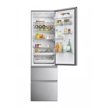 Haier 3D 60 Serie 5 HTW5620DNMG Brīvi stāvošs 414 L Sudrabs