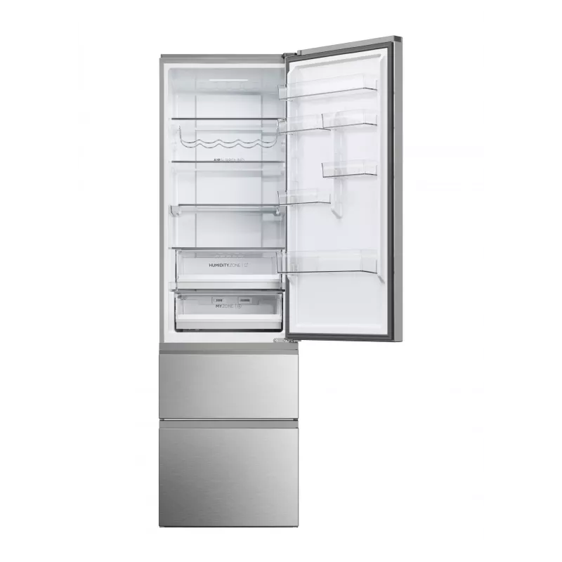 Haier 3D 60 Serie 5 HTW5620DNMG Brīvi stāvošs 414 L Sudrabs