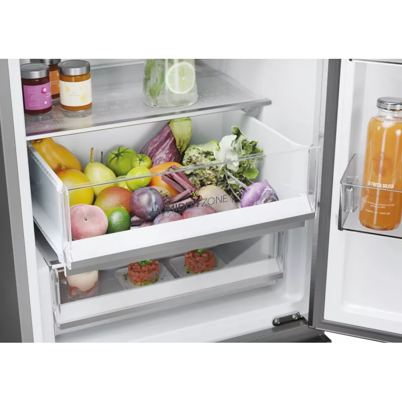 Haier 3D 60 Serie 5 HTW5620DNMG Brīvi stāvošs 414 L Sudrabs