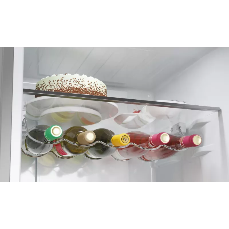 Haier 3D 60 Serie 5 HTW5620DNMG Brīvi stāvošs 414 L Sudrabs