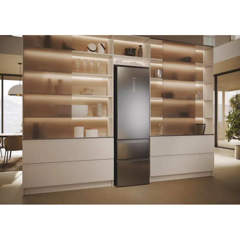Haier 3D 60 Serie 5 HTW5620DNMG Brīvi stāvošs 414 L Sudrabs