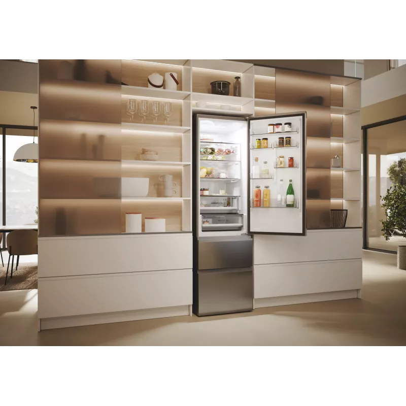 Haier 3D 60 Serie 5 HTW5620DNMG Brīvi stāvošs 414 L Sudrabs