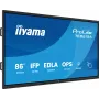 iiyama TE8615A-B1AG Signage displejs Interaktīvais plakanā ekrāna panelis 2.17 m (85.6 collas) Wi-Fi 550 cd/m² 4K Ultra HD Melns Skārienekrāns Iebūvēts procesors Android