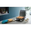 Philips 5000 sērijas kontakta grils, alumīnijs, taisnstūrveida, rotējošs, 200 °C, eņģes vāks, fiksējošs vāks, 180°