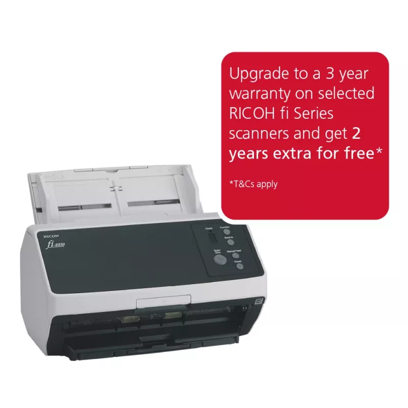 Ricoh FI-8150 ADF + manuālās padeves skeneris 600 x 600 DPI A4 Melns, Pelēks