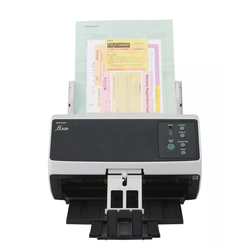 Ricoh FI-8150 ADF + manuālās padeves skeneris 600 x 600 DPI A4 Melns, Pelēks