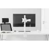 Neomounts NM-D135balta Monitora kronšteins 10-30 collas, Skava/Caurlaide, 8 kg, 25.4 cm (10 collas), 76.2 cm (30 collas), 100 x 100 mm, Balta