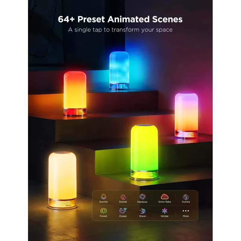 Govee H6022 viedā galda lampa ar Wi-Fi/Bluetooth