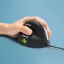R-Go Tools Ergonomic pele R-Go HE Break with break software, medium (hand size 165-185 mm), left-handed, Wired, Melns