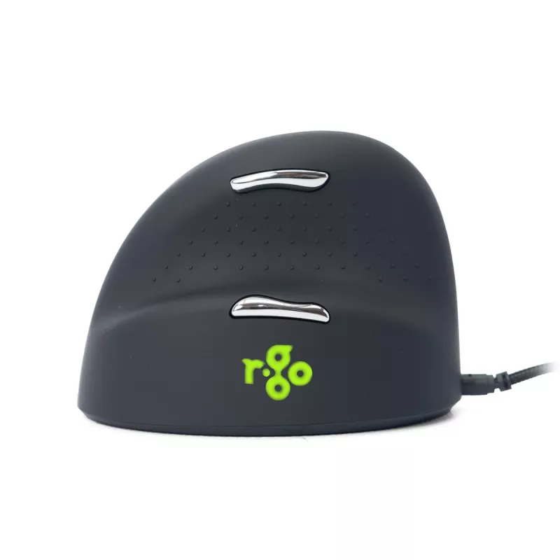 R-Go Tools Ergonomic pele R-Go HE Break with break software, medium (hand size 165-185 mm), left-handed, Wired, Melns