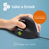 R-Go Tools Ergonomic pele R-Go HE Break with break software, medium (hand size 165-185 mm), left-handed, Wired, Melns