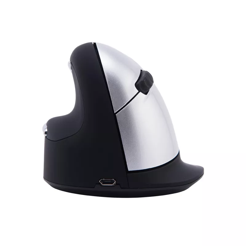 R-Go Tools ergonomiskā pele R-Go HE Break ar pārtraukumu programmatūru, liela (rokas izmērs ≥ 185 mm), kreisā roka, Bluetooth, melna