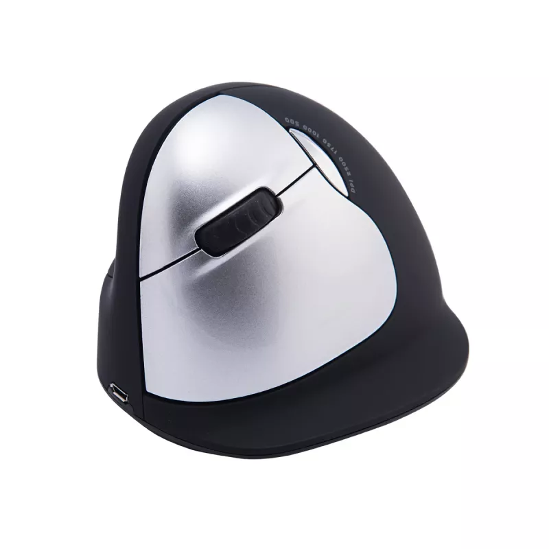 R-Go Tools ergonomiskā pele R-Go HE Break ar pārtraukumu programmatūru, liela (rokas izmērs ≥ 185 mm), kreisā roka, Bluetooth, melna