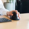 R-Go Tools ergonomiskā pele R-Go HE Break ar pārtraukumu programmatūru, liela (rokas izmērs ≥ 185 mm), kreisā roka, Bluetooth, melna