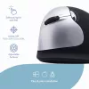 R-Go Tools ergonomiskā pele R-Go HE Break ar pārtraukumu programmatūru, liela (rokas izmērs ≥ 185 mm), kreisā roka, Bluetooth, melna