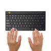 R-Go Tools Ergonomic tastatūra R-Go Compact Break, kompakta tastatūra ar pārtraukumu programmatūru, QWERTY (US), Bluetooth, melna