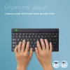 R-Go Tools Ergonomic tastatūra R-Go Compact Break, kompakta tastatūra ar pārtraukumu programmatūru, QWERTY (US), Bluetooth, melna