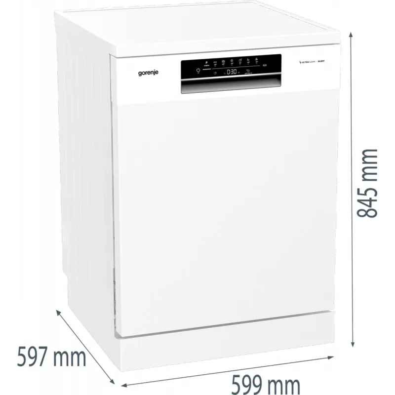 Gorenje GS642E90W brīvi stāvoša 13 galda piederumu komplektiem