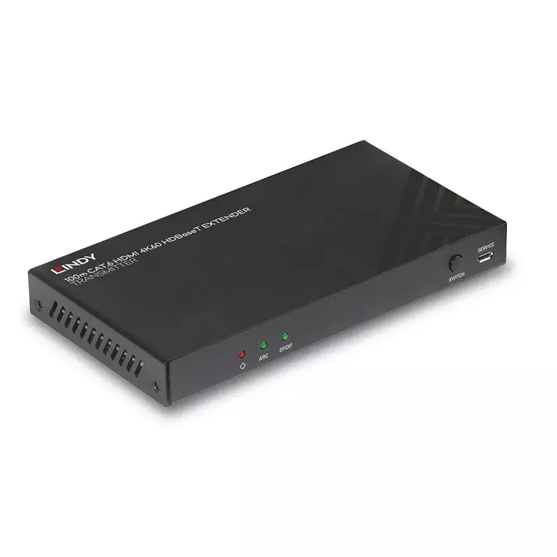 Lindy 100m Cat.6 HDMI 4K60, Audio, IR un RS-232 HDBaseT raidītājs