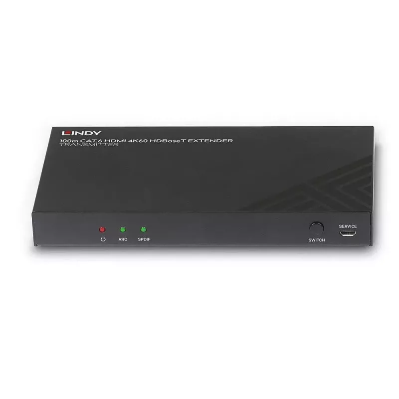 Lindy 100m Cat.6 HDMI 4K60, Audio, IR un RS-232 HDBaseT raidītājs