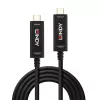 Lindy 15m optiskās šķiedras hibrīda USB Type C kabelis, tikai audio/video
