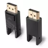 Lindy 10 m šķiedru optikas hibrīda Mini DisplayPort 1.4 kabelis ar noņemamiem DisplayPort savienotājiem