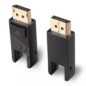 Lindy 50 m optiskās šķiedras hibrīda Mini DisplayPort 1.4 kabelis ar noņemamiem DP savienotājiem